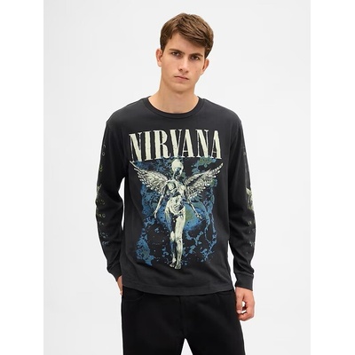 GAP tričko Nirvana tmavě modrá