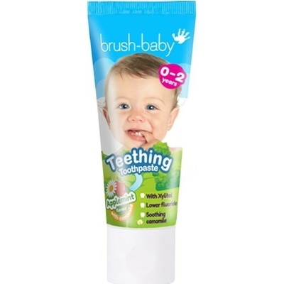 Brush-Baby na prerezávanie zúbkov Applemint s harmančekom pre deti 0–2 roky 50 ml