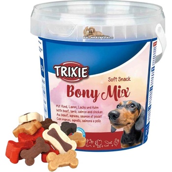 Trixie Soft Snack Bony MIX hovězí, jehněčí, losos, kuře 500 g