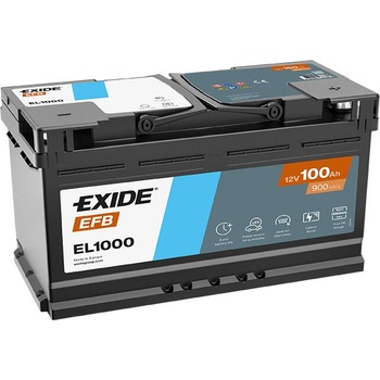Image 1 of Exide Start-Stop EFB 100AH 900A right+ (EL1000)