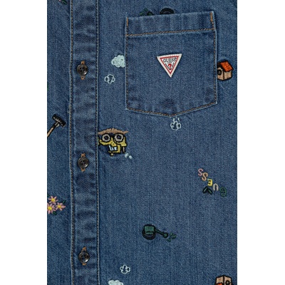 Guess Детска дънкова риза Guess (N6RH06.D3SZ0.PPY2)