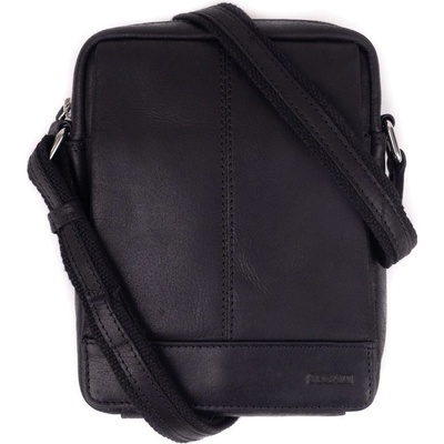 Segali pánska kožená crossbody taška 171 black