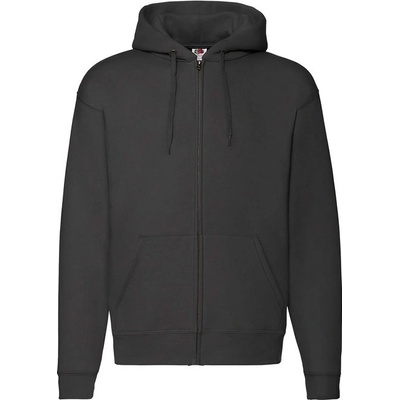 Premium Hooded Sweat-Jacket Black Black