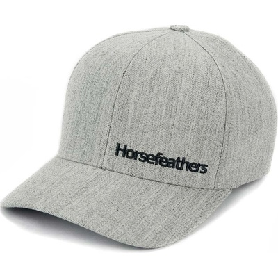HORSEFEATHERS BECKETT FLEX-FIT CAP HEATHER GREY