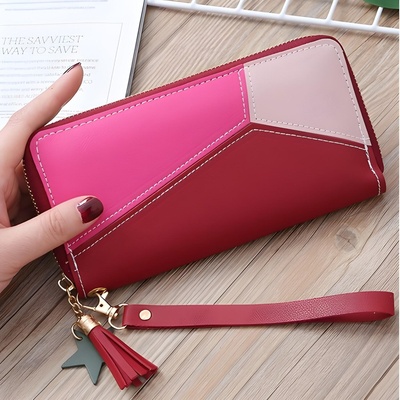 HARAHU Портмоне si-12853 - Бордо / Розово kp12853 (si-12853)