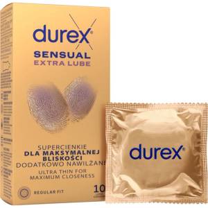 Durex Sensual Extra Lube презервативи 10 бр
