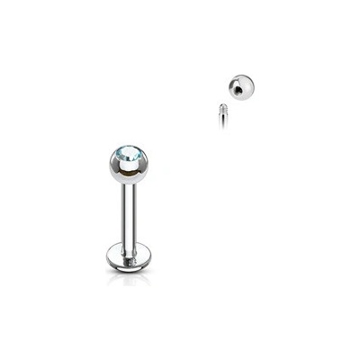 Šperky4U piercing do brady labreta LB1011-1208Q