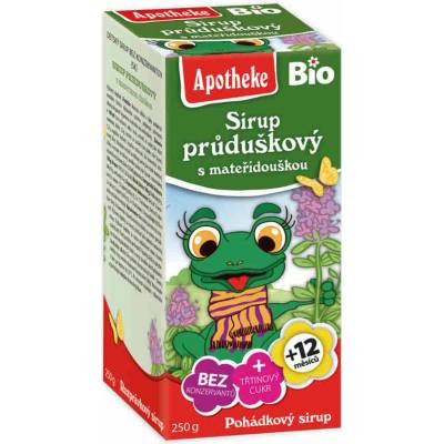Apotheke sirup detský Prieduškový s materinou dúškou BIO 250 g