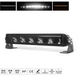  34.5 cm / 14 Инча 12V - 24V Висококачествен Led Bar Лед Бар Диоден Прожектор с бяла и оранжева габаритна светлина DRL мъ