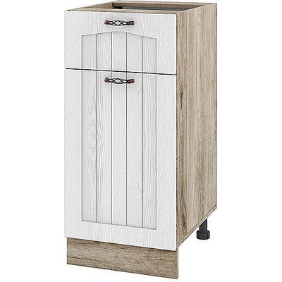 ИРИМ Долен кухненски шкаф Сити АРФ-Бяло фладер-04-24 десен 40 см