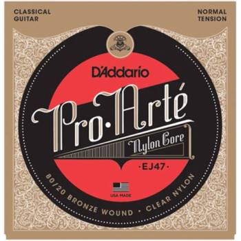 D'Addario EJ47, Струни за класическа китара, Нормално напрежение, Прозрачни (EJ47)