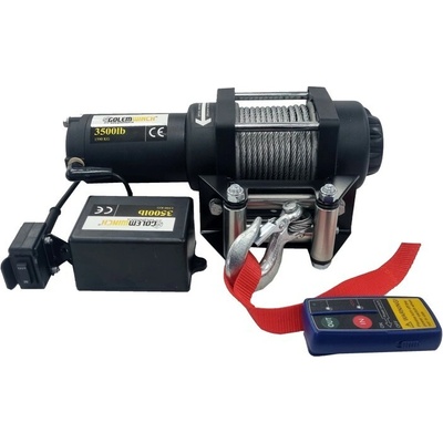 Elektrický naviják Golemwinch 3500, 1,6 t, pro čtyřkolky - Golemtech