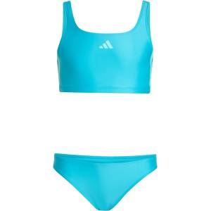 Adidas Детски комплект бикини Adidas Kid's 3-Stripes BLD Bikini Bikini - Lucid Cyan / Flash Aqua - размер 116 (EU) (750-2930-0111)