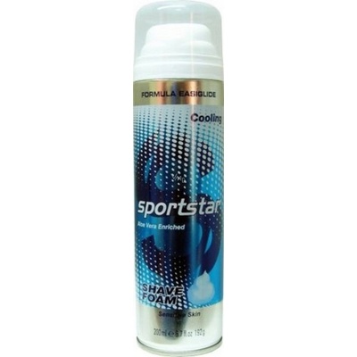Sportstar Shave Foam Cooling pena na holenie pre citlivú pokožku 200 ml