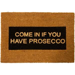 Artsy Mats Постелка от естествени влакна Come In If you Have Prosecco Glitter, 40 x 60 cm - Artsy Doormats (GLITTER-COMEIN)