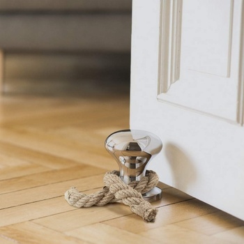 Philippi Блестящ инокс стопер за врата philippi от серия hamburger