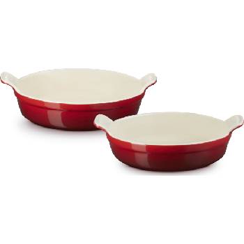 Le Creuset Съдове за запичане Tradition Collection кръгли черешови 2 бр (79276000600082)