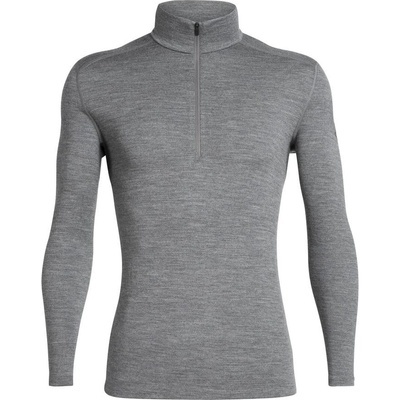 Icebreaker 260 Tech LS Half Zip Gritstone Hthr