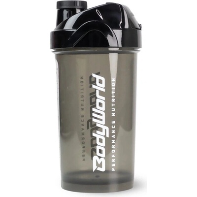 BodyWorld Elite Tripod Šejker 700 ml, průhledná kouřová