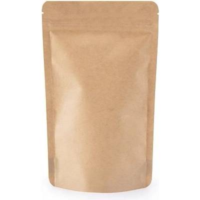 Doypack ZIP | kraft papír bez AL vrstvy obsah 250ml (110 × 185 + 65mm)