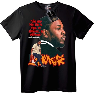 NOONEBRAND Тениска Kendrick Lamar цитат - XL, White