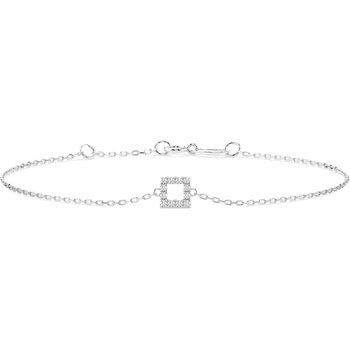 Cara Diamanti Гривна с диаманти от бяло злато Cara Diamanti K105-10016W (K105-10016W)