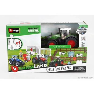 Bburago Fendt Set Farm Landt 1050 Vario Tractor 2016 Různé 1:50