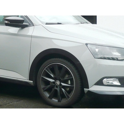 MILOTEC Lemy blatníkov - čierne, Škoda Fabia III, 2014- , Hatchback