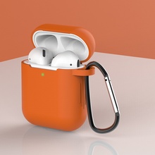 Enem Jednobarevný obal na Airpods 1/2 - s karabinou APP1OAIR045