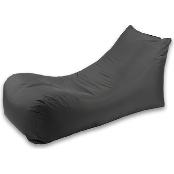 Pufrelax Пуф лежанка Looloop, 500л. , Тъмно сив, Перящ се калъф, За открито, Пълнеж с микс от мемори пяна и дунапрен