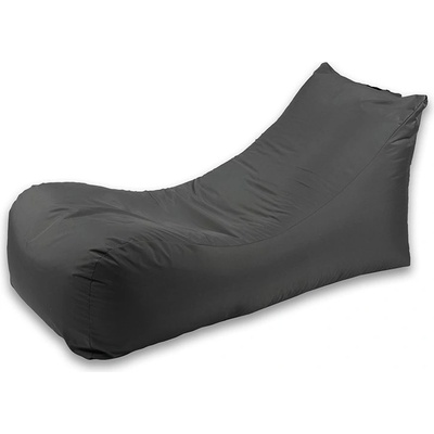 Pufrelax Пуф лежанка Looloop, 500л. , Тъмно сив, Перящ се калъф, За открито, Пълнеж с микс от мемори пяна и дунапрен