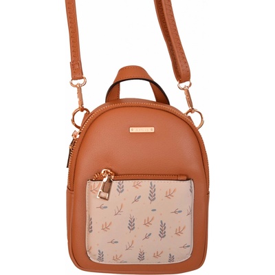 Aaryans dámská crossbody kabelka X051 hnědá