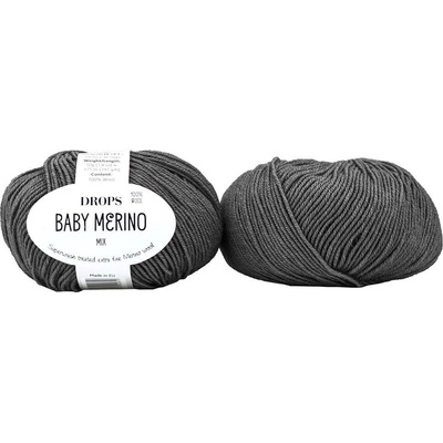 Drops Baby Merino 20 tmavě šedá