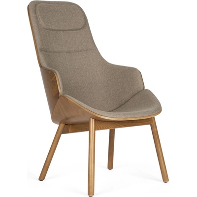Paged Aria Ultra Lounge B-5340 Double Wood Back Panel Base Wood buk morený / látka kat. 3