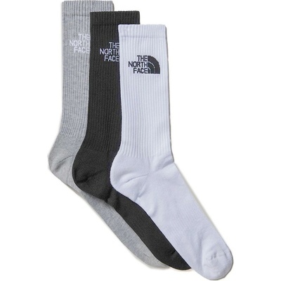 The North Face MULTI SPORT CUSH CREW SOCK 3P BLACK ASSORTED