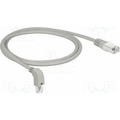 Delock 85865 Patch S/FTP Kat: 6; Cu 1m šedý