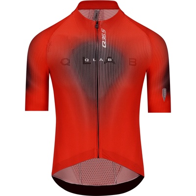 Q36.5 Мъжка фланелка с къс ръкав за колоездене Q36.5 Gregarius Clima Q Lab Jersey Cycling jersey - Red Black (056-3876-0413)
