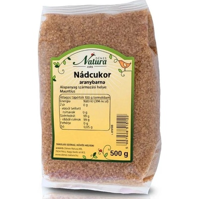 Dénes Natura Třtinový cukr zlatohnědý (500g)