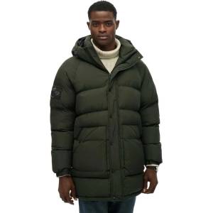 SUPERDRY Анорак Superdry XPD Longline Baffle parka - Green (Surplus Goods Olive Green)