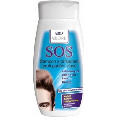 Bione Sos šampon s přísadami proti padání vlasů pro muže 260 ml