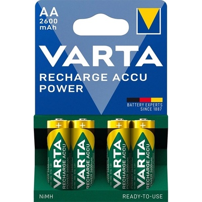 VARTA Готова за употреба батерия за моливи Varta AA Ni-Mh 2600 mAh 4бр/пакет (5716101404) (5716101404)