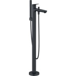 Duravit Wave - Свободностоящ смесител за вана (монтаж от под), черен мат WA5250000046 (WA5250000046)