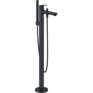 Duravit Wave - Свободностоящ смесител за вана (монтаж от под), черен мат WA5250000046 (WA5250000046)