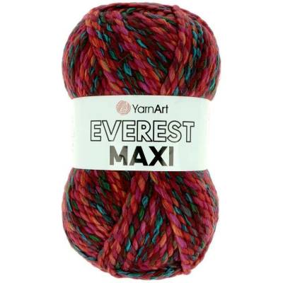 YarnArt Everest Maxi 8026 červená modrá