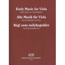 Early Music for Viola viola + klavír