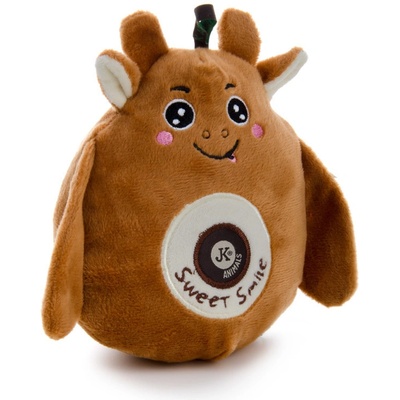 JK ANIMALS plyšová kravička, plyšová pískací hračka 16 cm