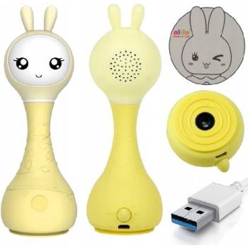 Alilo Smarty Bunny Interaktívna hračka Zajko žltý od 0m+