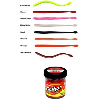 Berkley Rousnice Gulp! Nightcrawler 8cm Chartreuse 10ks