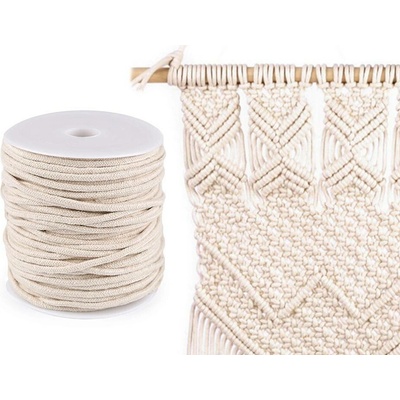 Šňůra na drhání a macrame 4mm