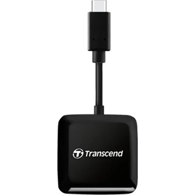 Transcend Четец за карти Transcend SD/microSD, USB3.2, Type C, Black | TS-RDC3 (TS-RDC3)